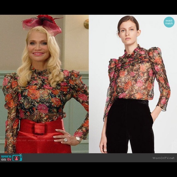 Gorgeous Sandro silk Amina blouse - Picture 7 of 8